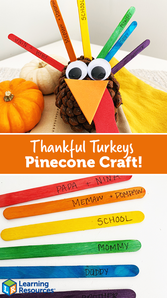 Thankful Turkeys Pinecone Craft! | Teacher Direct