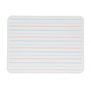 9" x 12" Two-Sided Plain/Red & Blue Lined Dry Erase Boards 4ct_1