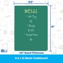 9.5" x 12" Green Chalk Boards 6ct_3