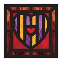 Stained Glass Heart Cardstock Frames_2
