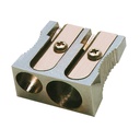 Metal Two Hole Pencil Sharpener 12ct_1