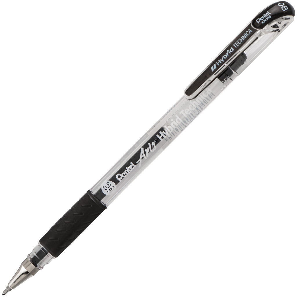 Hybrid Technica Black Gel Pens in 5 Assorted Widths_3