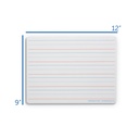 9" x 12" Magnetic Two-Sided Plain/Red & Blue Lined Dry Erase Board 3ct_3