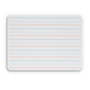 9" x 12" Magnetic Two-Sided Plain/Red & Blue Lined Dry Erase Board 3ct_4