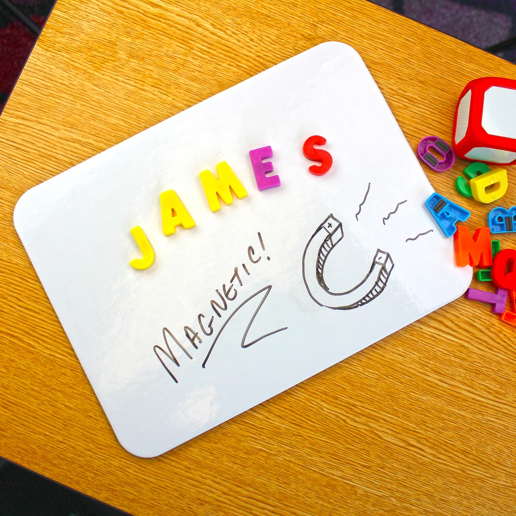 9" x 12" Two-Sided Magnetic Plain/Plain Dry Erase Boards 3ct_1