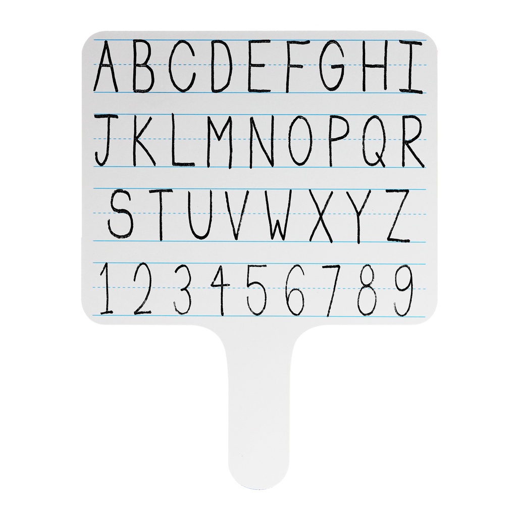 7.75" x 10" Two-Sided Lined/Plain Dery Erase Paddles 6ct_3