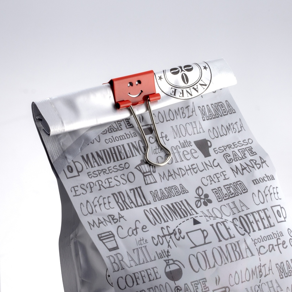 Smiling Face Assorted Small Binder Clips_1