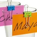 Smiling Face Assorted Small Binder Clips_2