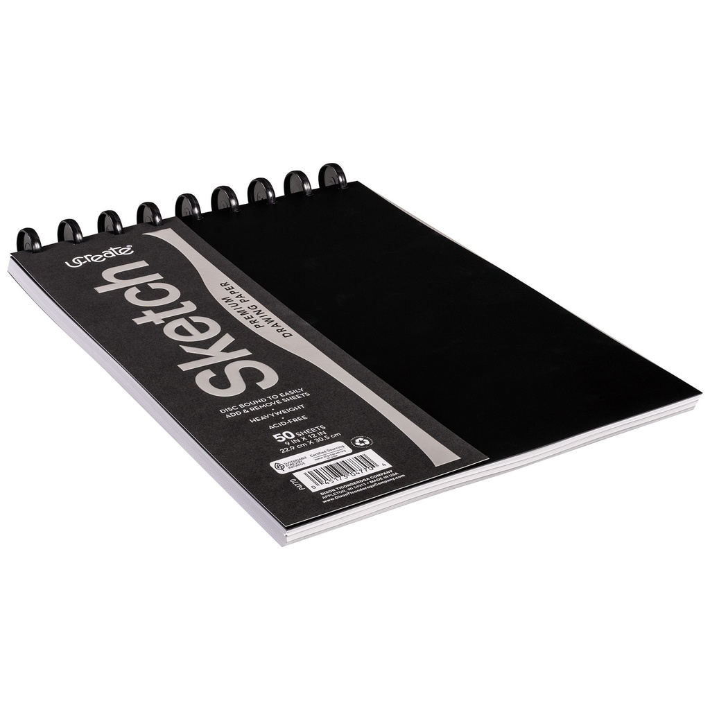Disc Bound 9" x 12" Sketch Book_3