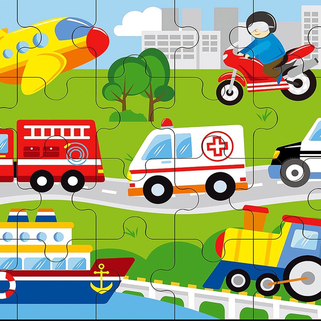 Vehicles Classic Jigsaw Puzzle_1