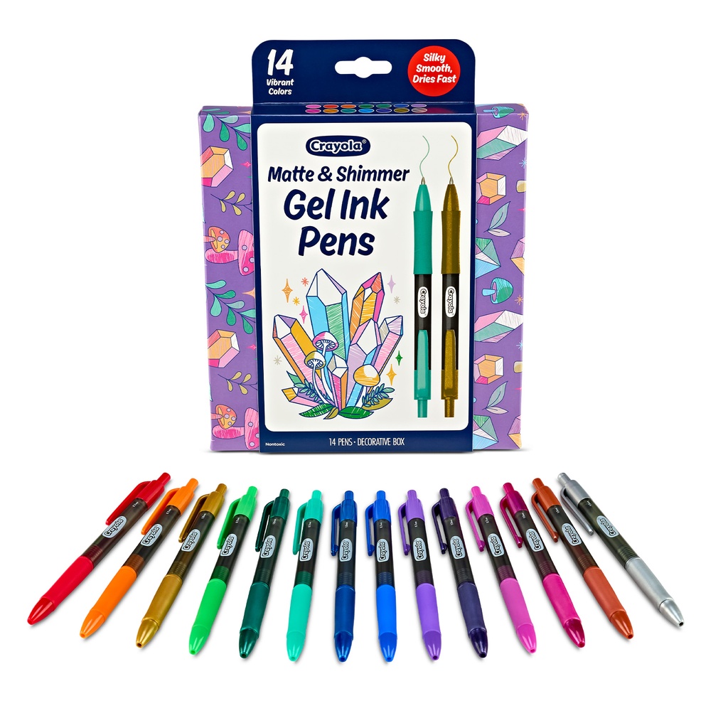 Matte & Shimmer Gel Ink Pens 14ct_3