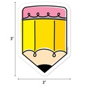 Core Décor 3" Doodle Pencil Designer Cut-Outs_4