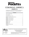 History Pockets: Colonial America, Grades 4-6