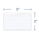 Trayed 3" x 5" White Index Cards 6 Packs of 240_2