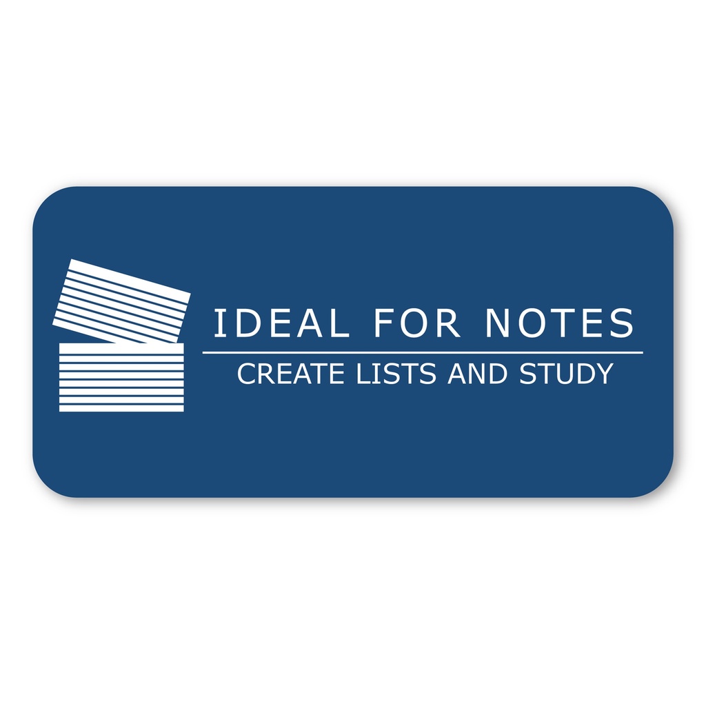 Trayed 3" x 5" White Index Cards 6 Packs of 240_4