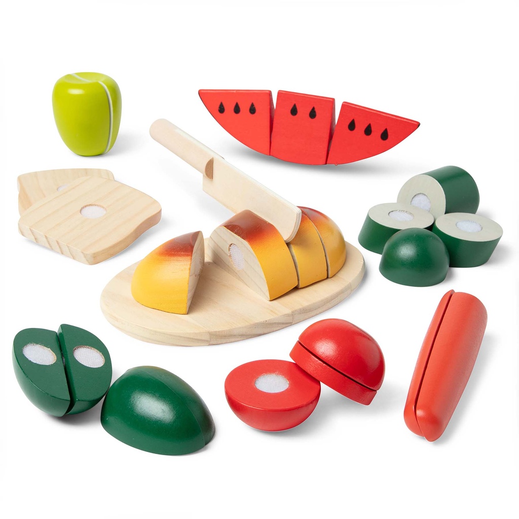 Wooden Cutting Food Play Set_1