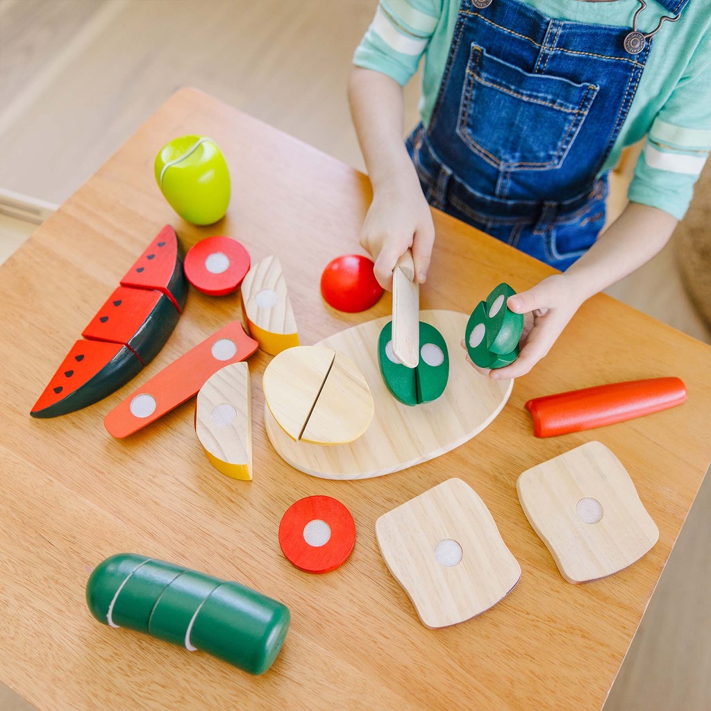 Wooden Cutting Food Play Set_4