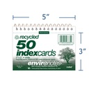 Wirebound 3" x 5" Ruled Index Cards Pack of 8_2