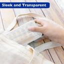 LUCENT 8" Clear Pencil Case Organizer Boxes 12ct_6