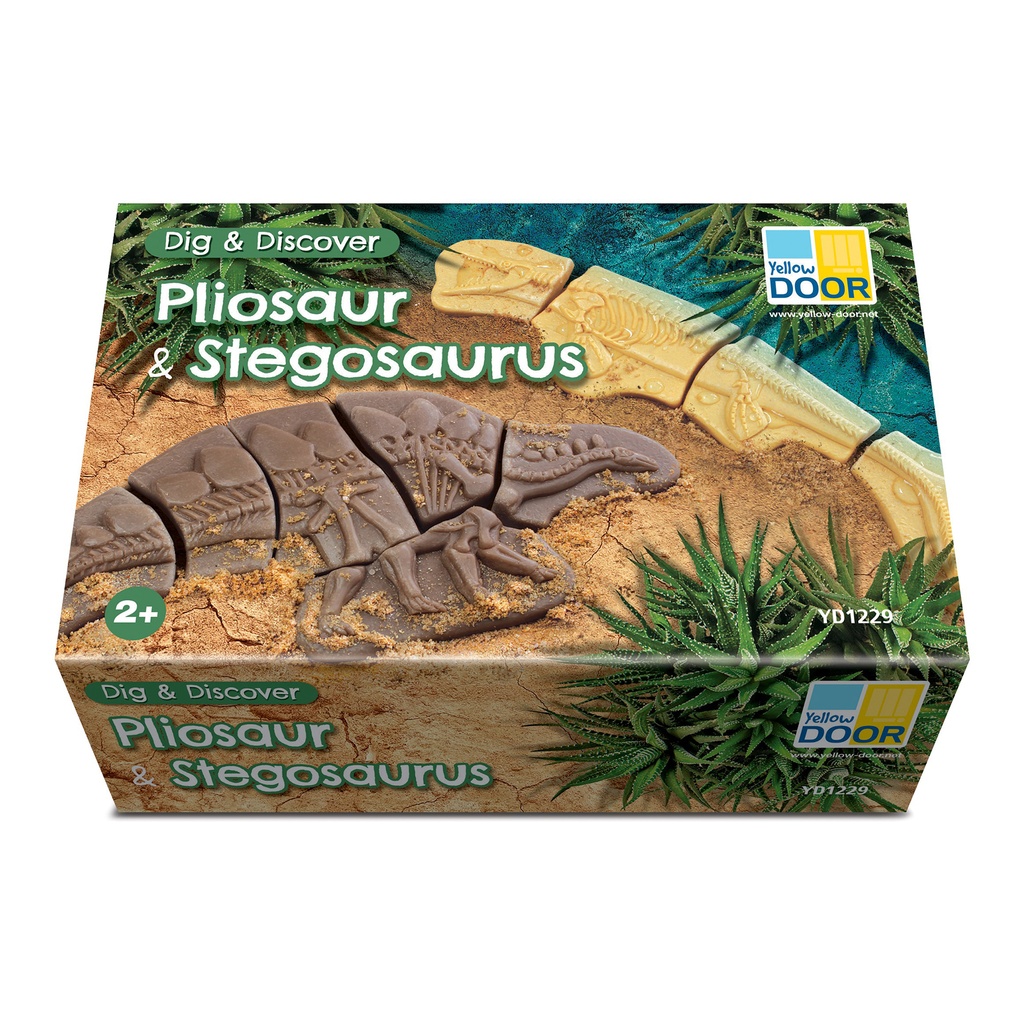 Pliosaur & Stegosauras Dig and Discover_1