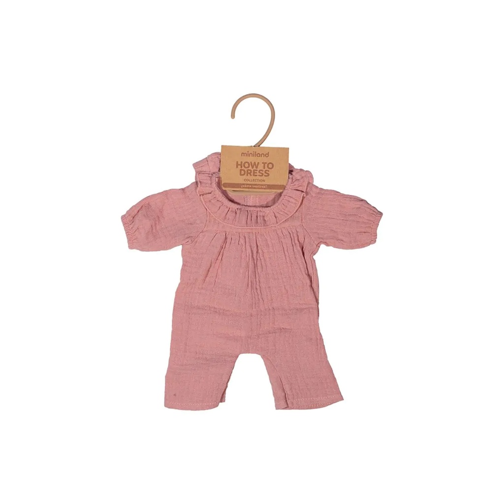 Pink Pajamas with Hat 15" Doll Clothing Set
