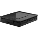 Black Collapsible Crate