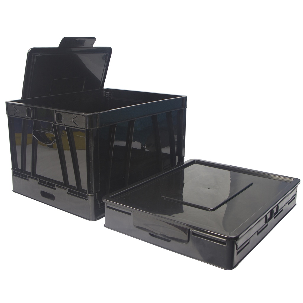 Black Collapsible Crate.1