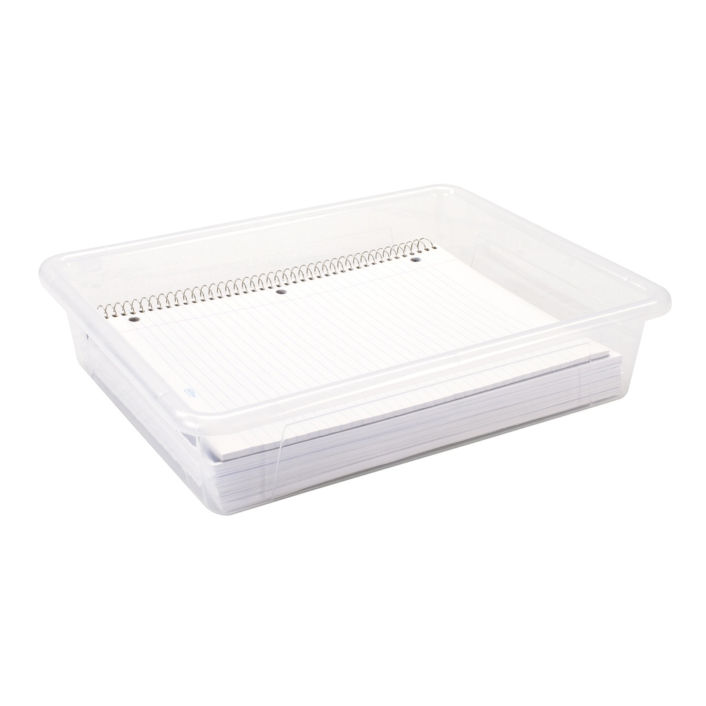 Clear Flate Storage Trays Pack of 5.2