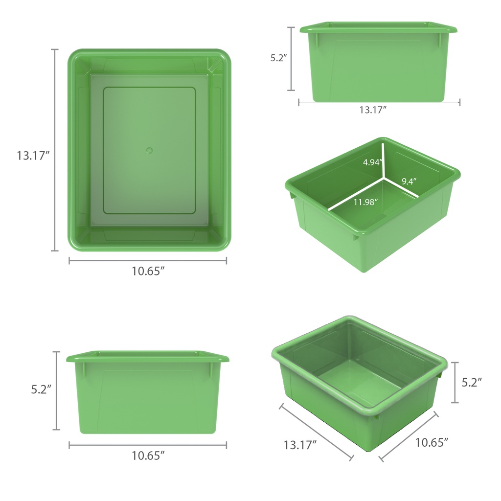 Green Deep Storage Tray.1
