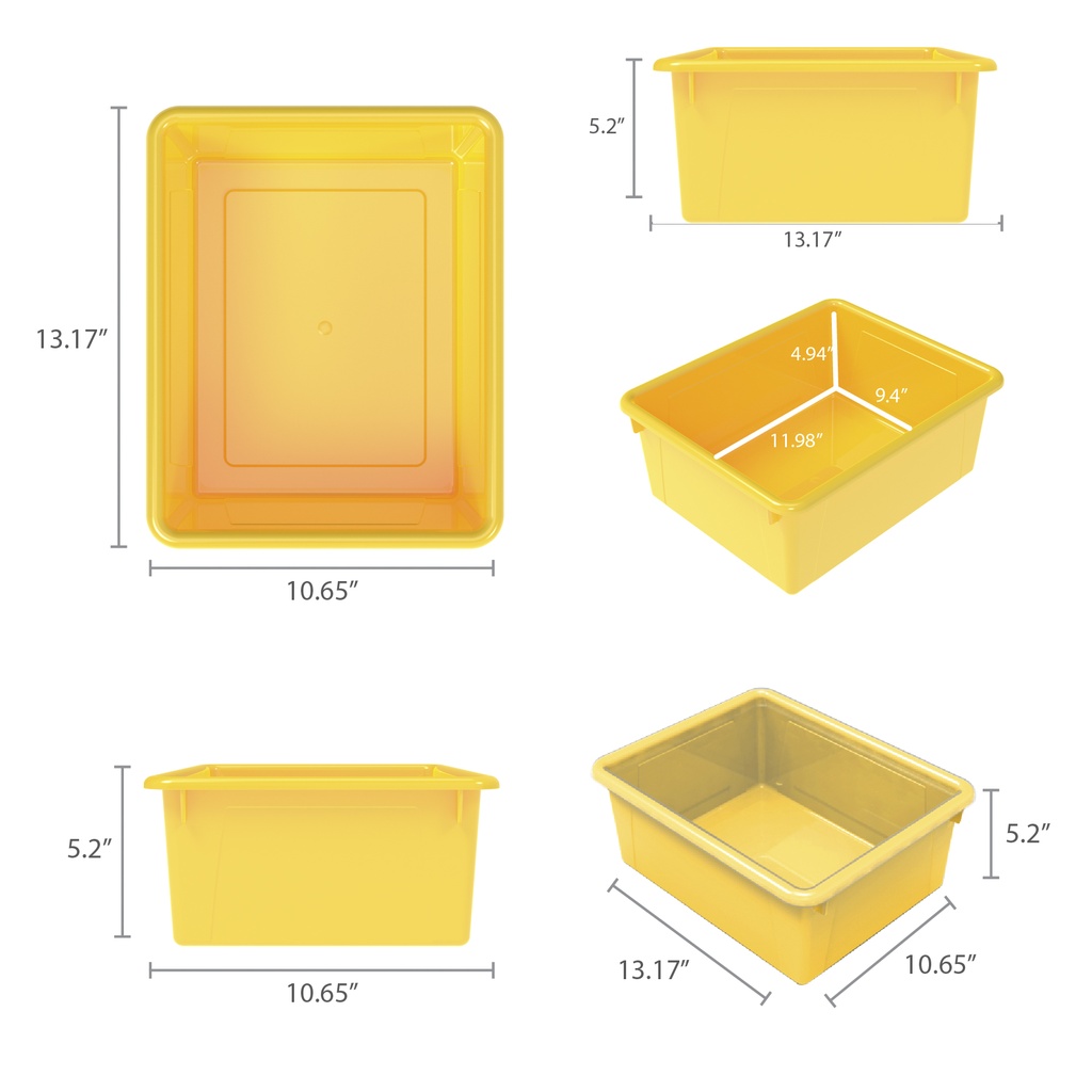 Yellow Deep Storage Tray.1
