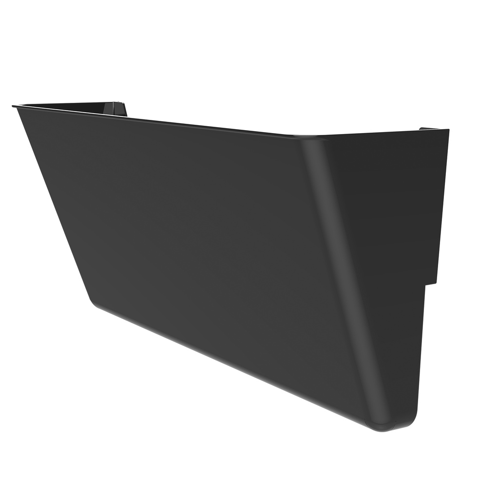 Black Legal Size Unbreakable Wall File Set of 3