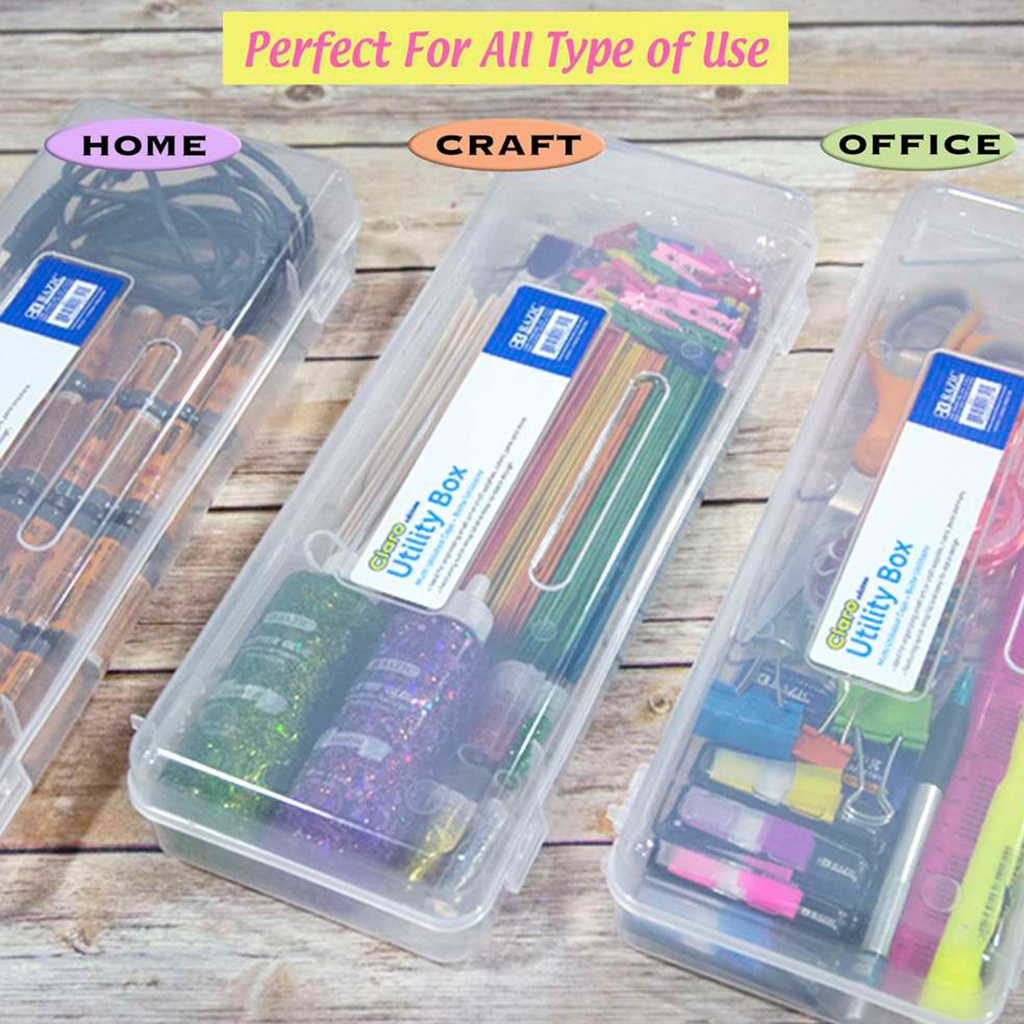 Clear Multipurpose Ruler-Length Utility Box.3