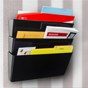 Black Legal Size Unbreakable Wall File Set of 3.4