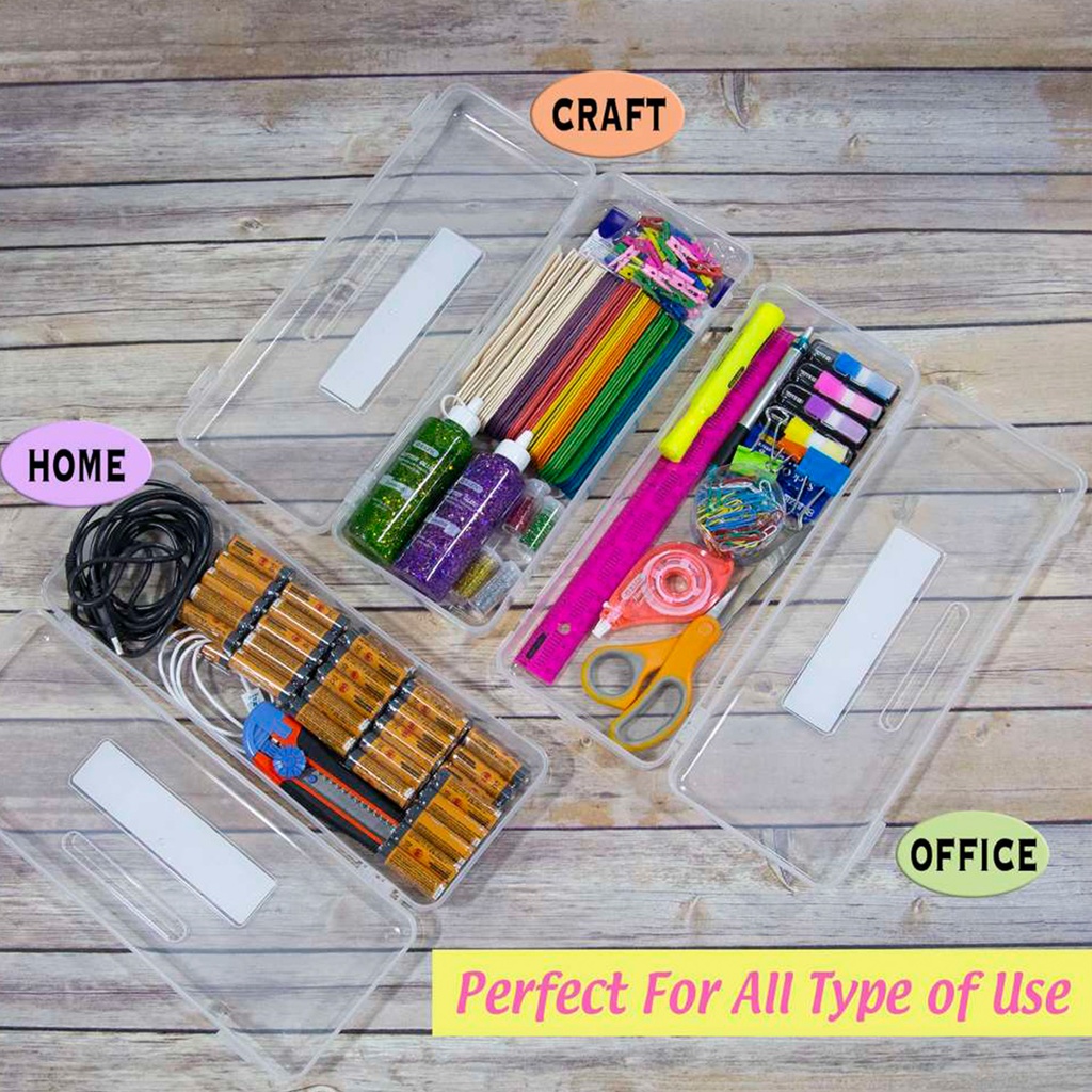 Clear Multipurpose Ruler-Length Utility Box.4