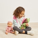 Caucasian Girl with Down Syndrome 12.625" Baby Doll