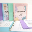 1" Pastel View 3 Ring Binder with 2 Pockets_2