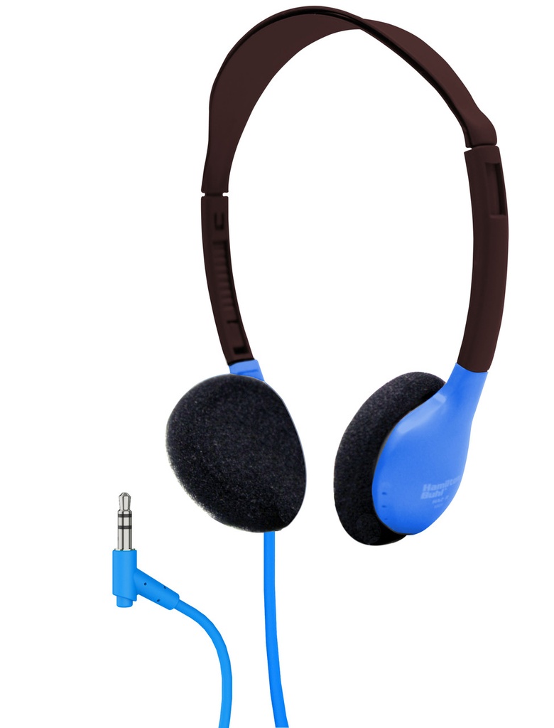 Sack-O-Phones, 10 Personal Headphones in a Carry Bag, Blue