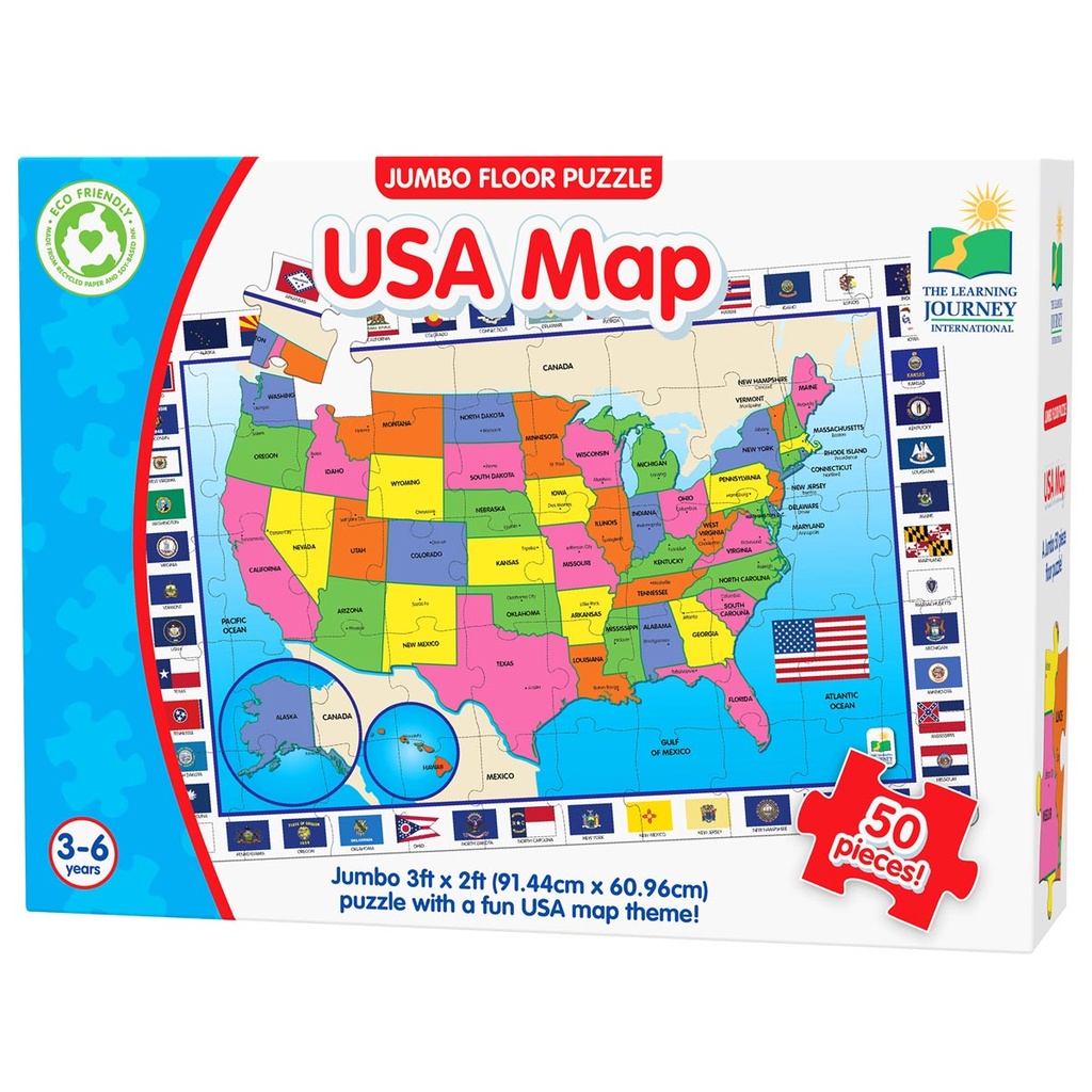 Learning Journey Jumbo Floor Puzzles Set