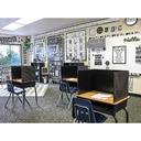 Chalkboard Brights Classroom Privacy Screen