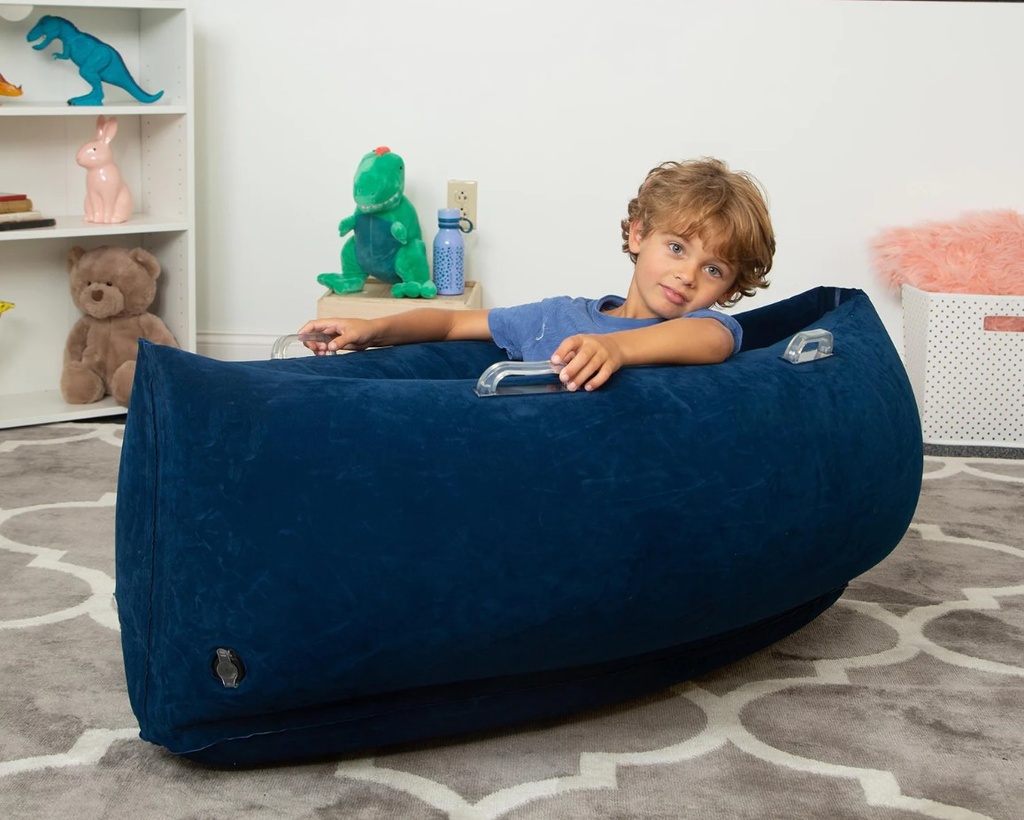 48" Blue Comfy Peapod, Inflatable Sensory Pod Pack of 2