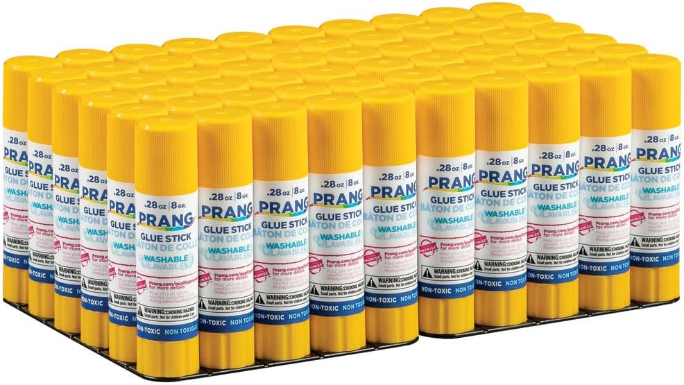 Prang .28oz Clear Glue Sticks 60ct