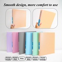 1" Pastel Poly 3 Ring Binder with Pocket image number 3