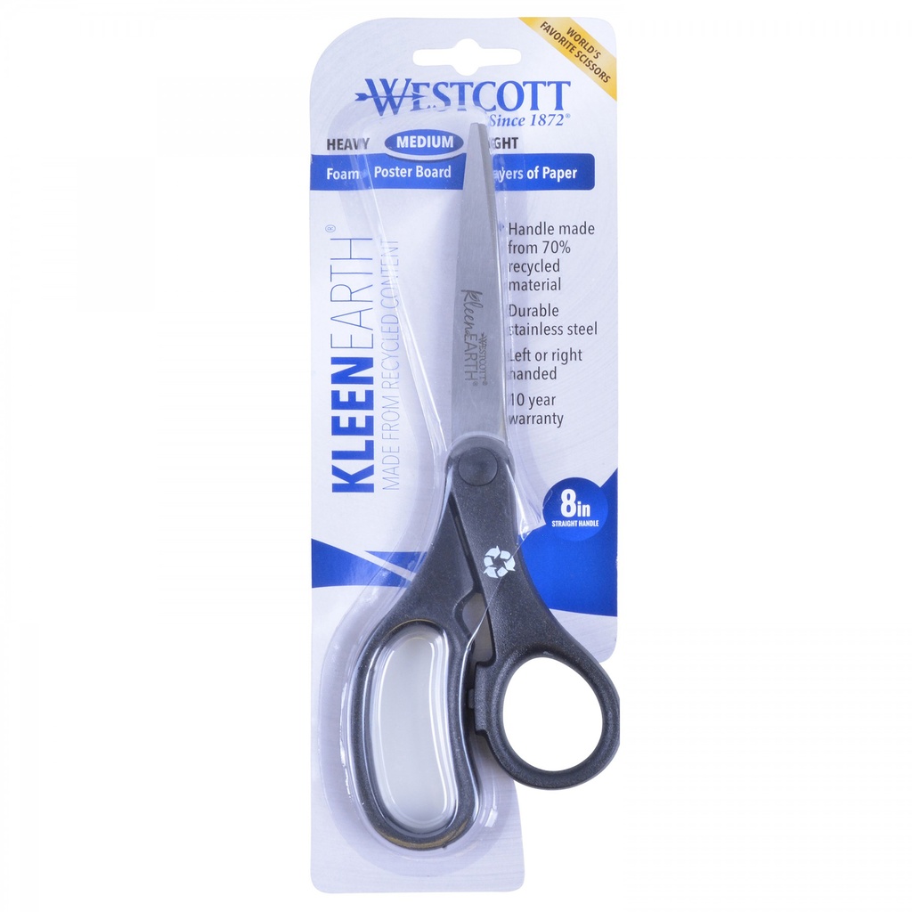 8in KleenEarth Straight Scissors