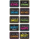 Non-Magnetic Mini Whiteboard Erasers, Character Building, 10 Per Pack, 3 Packs