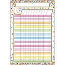 Smart Poly Chart, Confetti Dry Erase Incentive Chart, Pack of 6