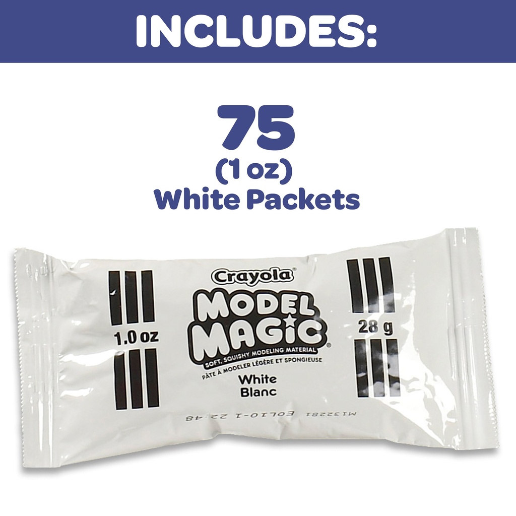 Crayola White Model Magic 75 Count Classpack
