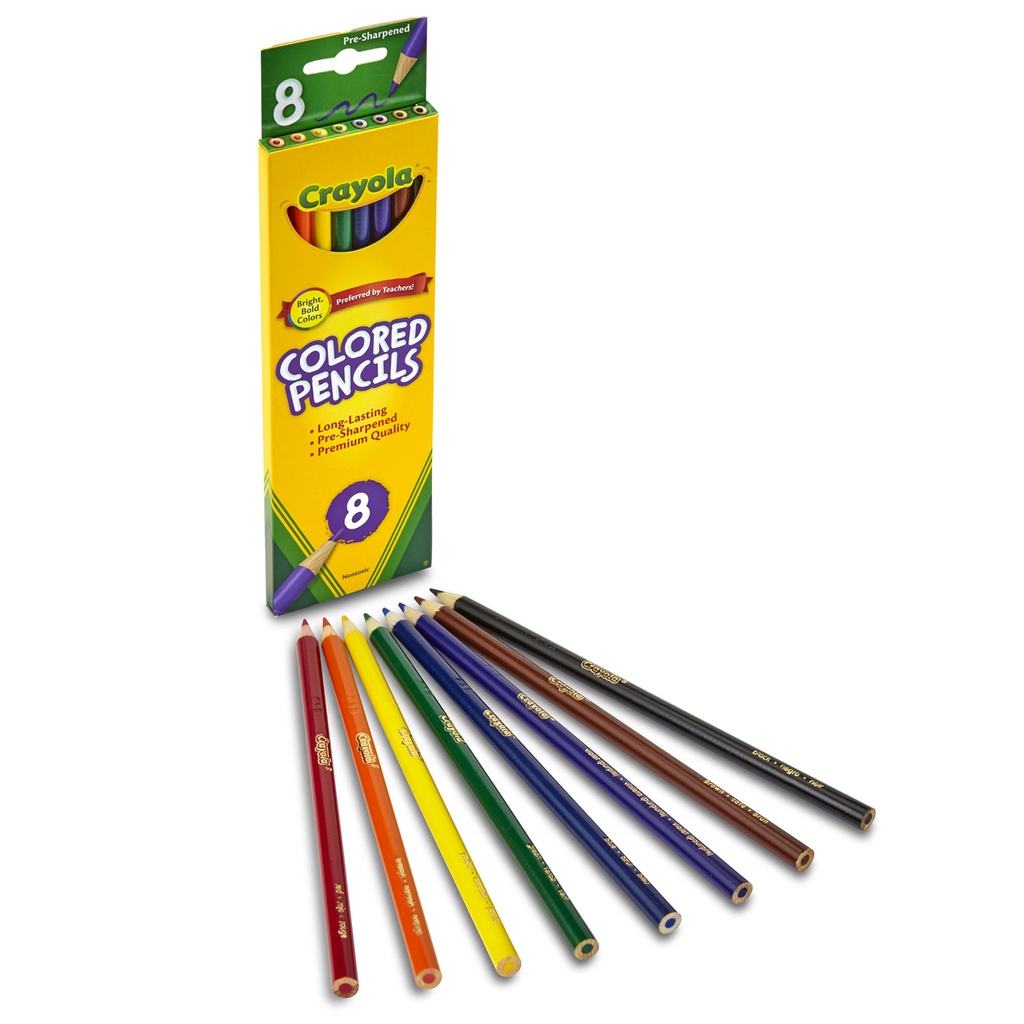 8ct Crayola Colored Pencils             Pk