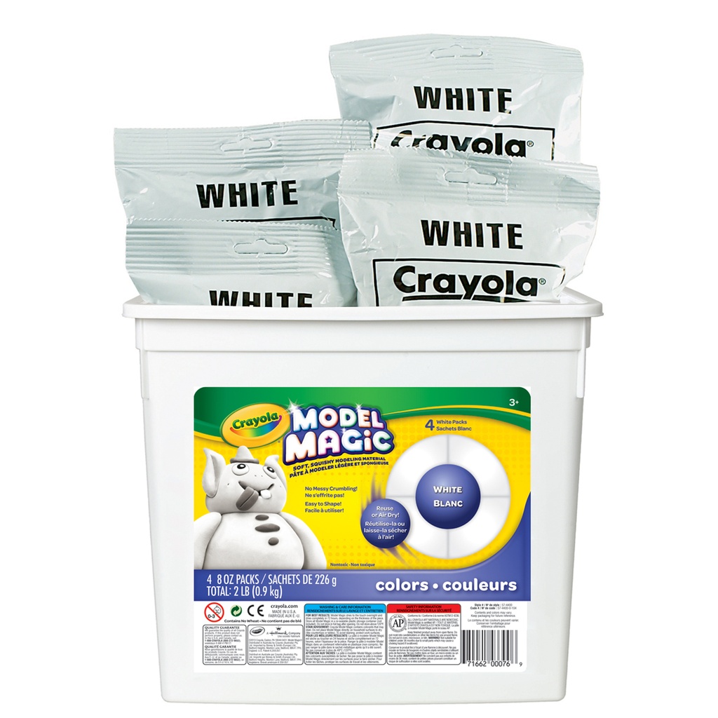 2lb Crayola White Model Magic           Pk