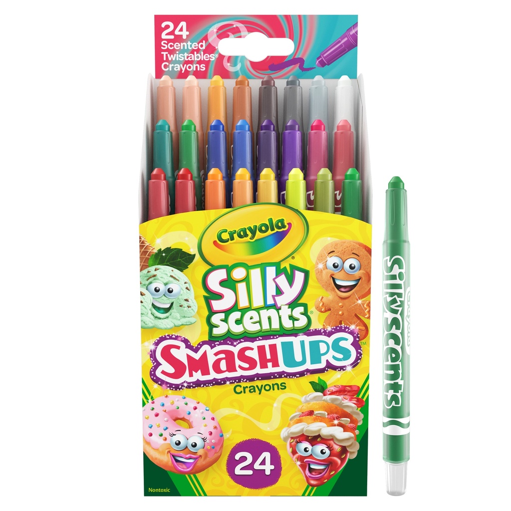 Silly Scents™ Smash Ups Mini Twistables Scented Crayons, 24 Count