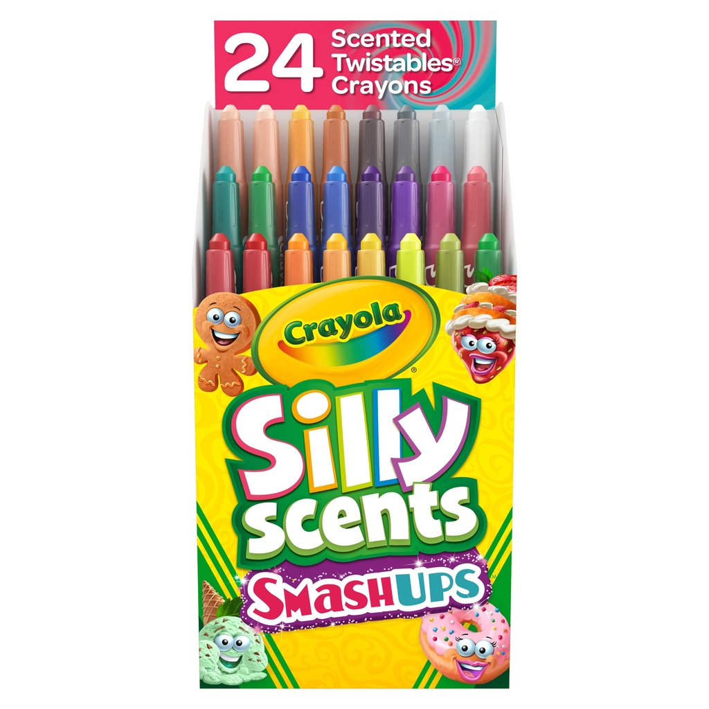 Silly Scents™ Smash Ups Mini Twistables Scented Crayons, 24 Count